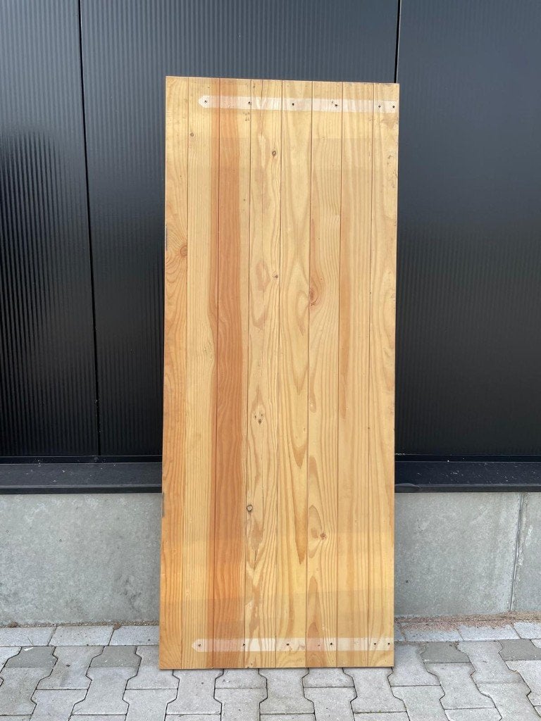 Douglas opgeklampte deur enkel– 780 x 1950 mm, Ophalen, Gebruikt