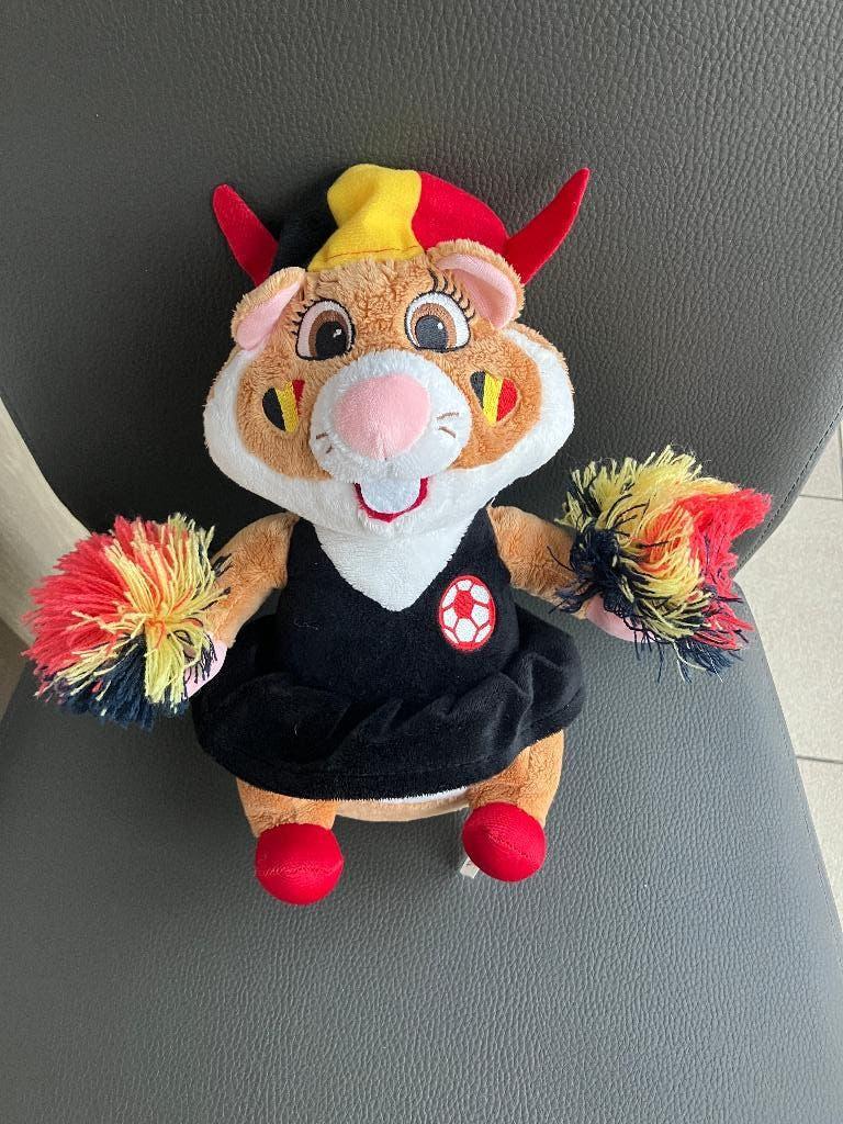 Belgische Albert Heijn voetbal hamster 2022 Meisje, Kinderen en Baby's, Speelgoed | Knuffels en Pluche, Zo goed als nieuw, Overige typen