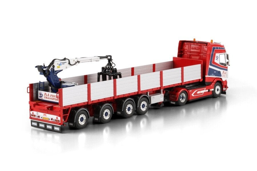 WSI DAF XG 4X2 + BRICKTRAILER  4 AXLE  P&A   FONTEIJN  NEW, Hobby en Vrije tijd, Modelauto's | 1:50, Ophalen of Verzenden, Nieuw