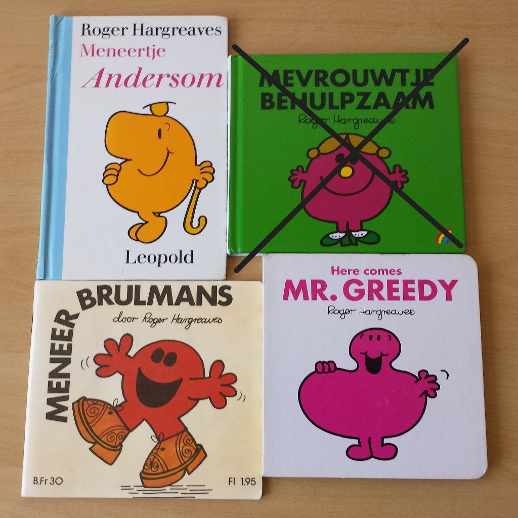 3 Roger Hargreaves Boekjes - divers, Ophalen of Verzenden, Gelezen, Roger Hargreaves, Fictie algemeen
