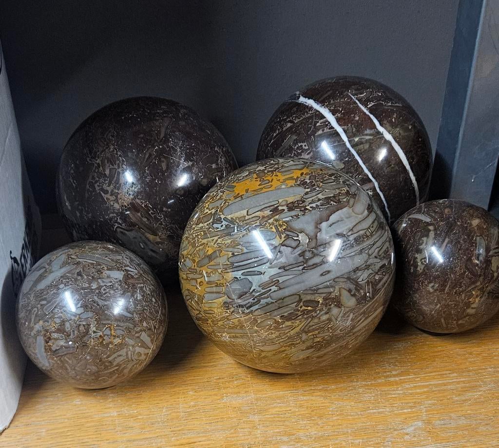 Decoratieve marmeren! Bollen 8 stuks, Ophalen