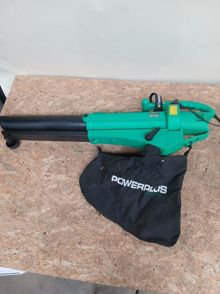 Powerplus Bladblazer met Zuigfunctie en Opvangzak, Gebruikt, VARO, Ophalen of Verzenden, Vic. Van Quickenbornplein 17, 9700 Oudenaarde, België