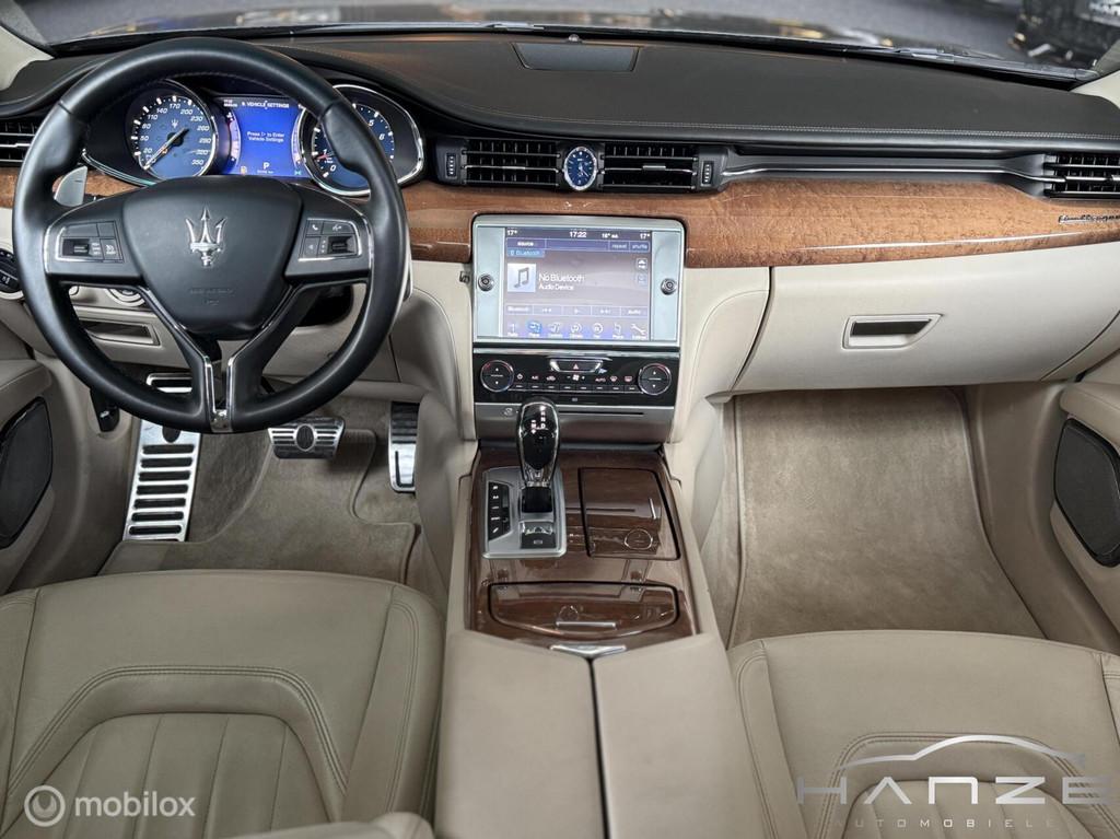 Maserati Quattroporte 3.8 GTS V8|Pano|Leer|Maxton|B&W|21"|, Automaat, Achterwielaandrijving, Gebruikt, Zwart