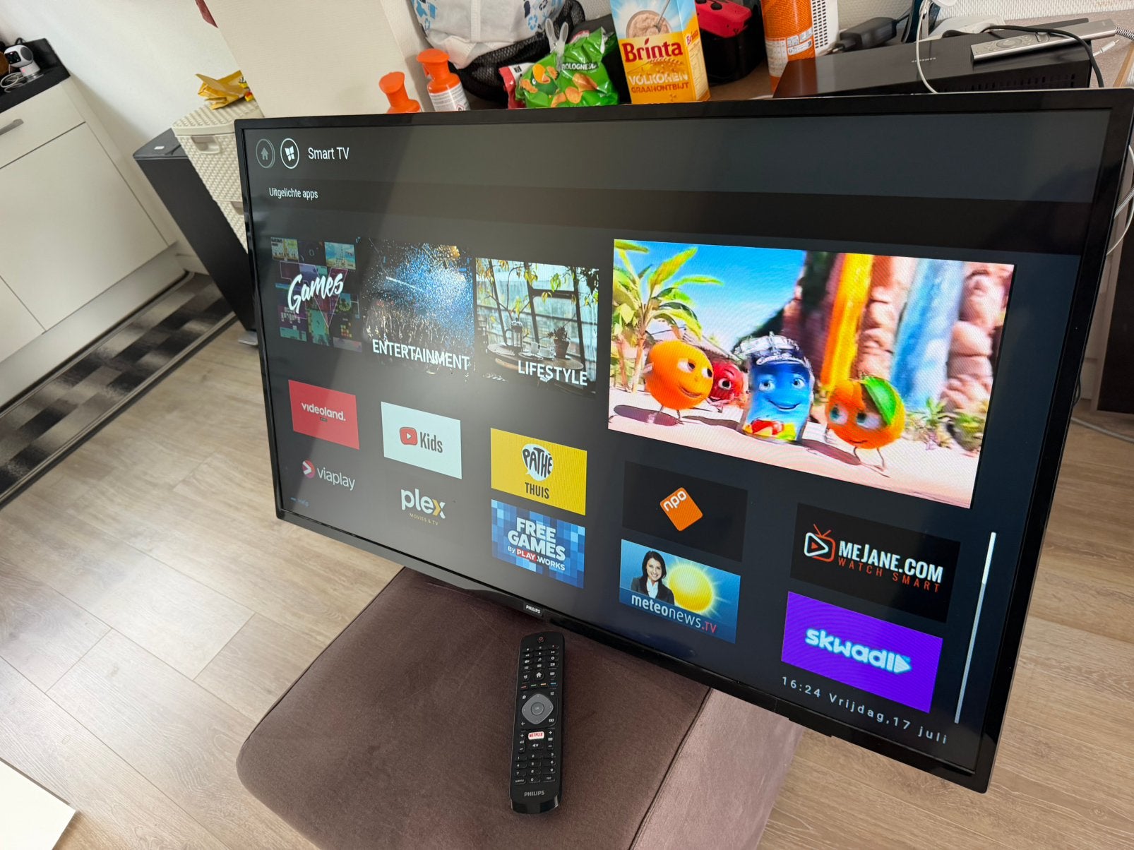 Philips smart led 4k uhd 43 inch, Ophalen, Philips, LED, 50 Hz
