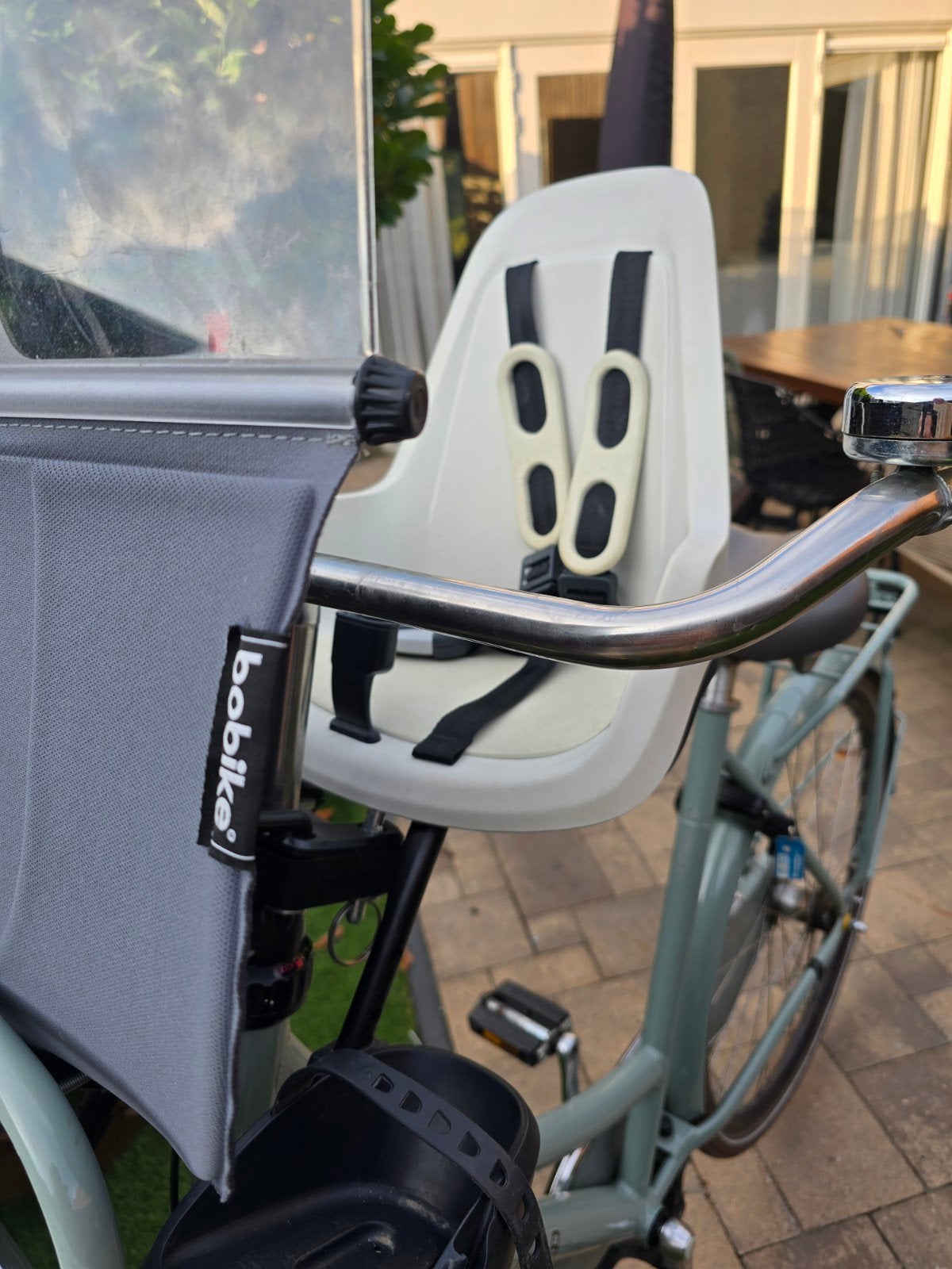 Fietsstoeltje bobike, Ophalen, Gebruikt