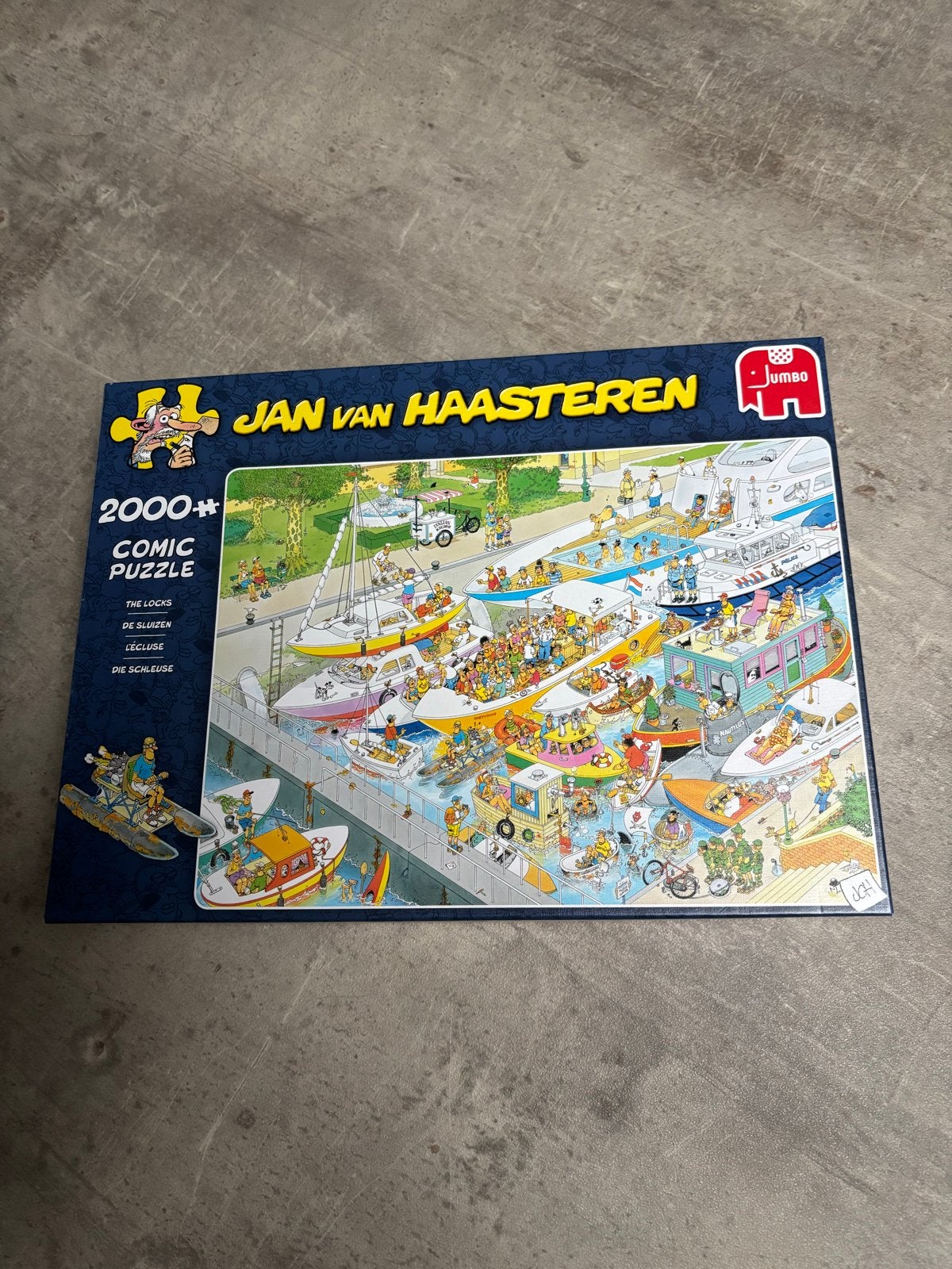 Jan van Haasteren De Sluizen 2000 stukjes, Ophalen of Verzenden, Meer dan 1500 stukjes, Zo goed als nieuw
