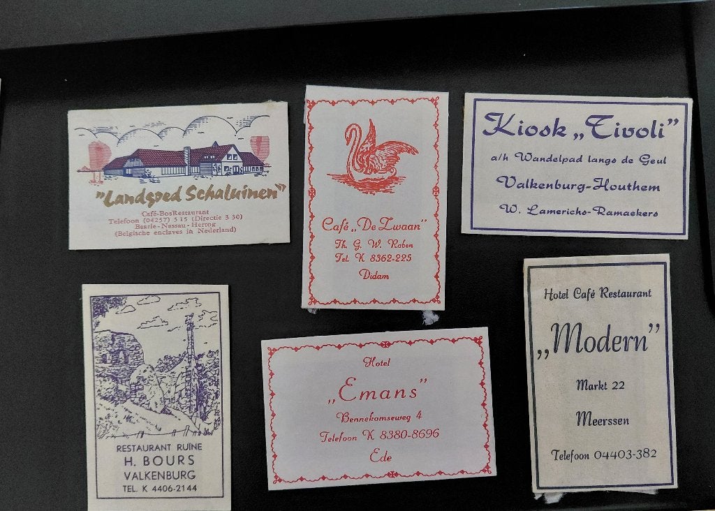 suikerzakjes, 6 verschillende., Verzamelen, Verzenden, Nederland
