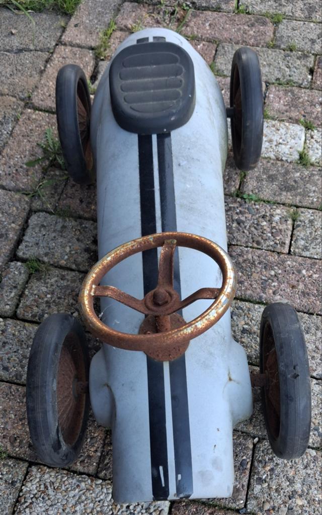 Stalen autootje (oud), Ophalen of Verzenden, Gebruikt, Overige merken