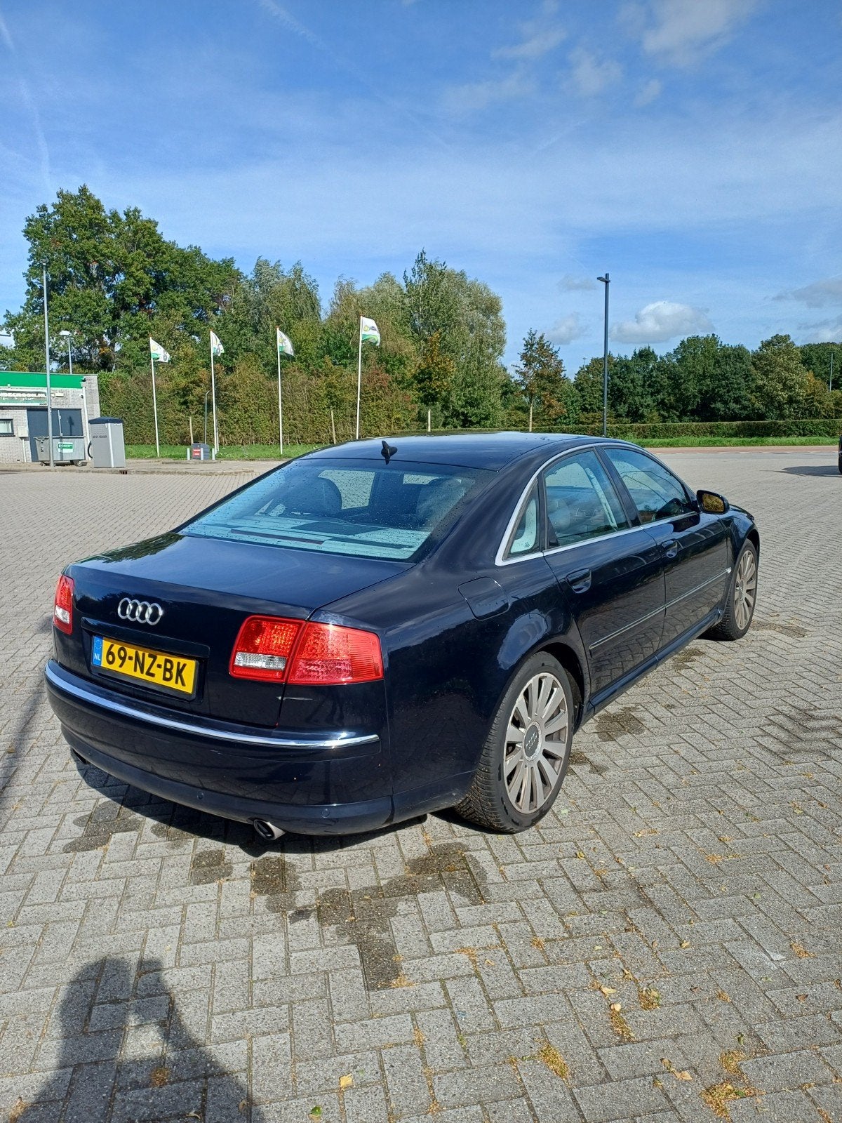 Audi A8 3.7 Quattro | BOMVOL | 19 inch | ALCANTARA + LEER, Automaat, Xenon verlichting, 8 cilinders, Blauw