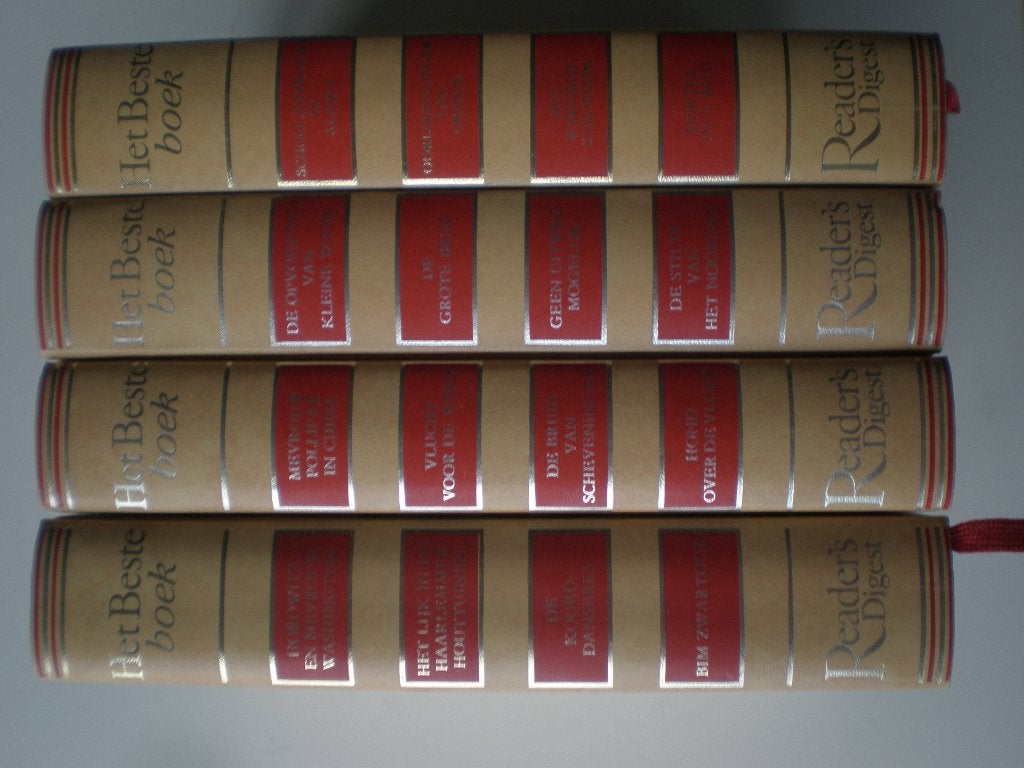 4 boeken Reader's Digest, Het Beste, Boeken, Diverse auteurs, Ophalen of Verzenden, Zo goed als nieuw, Nederland