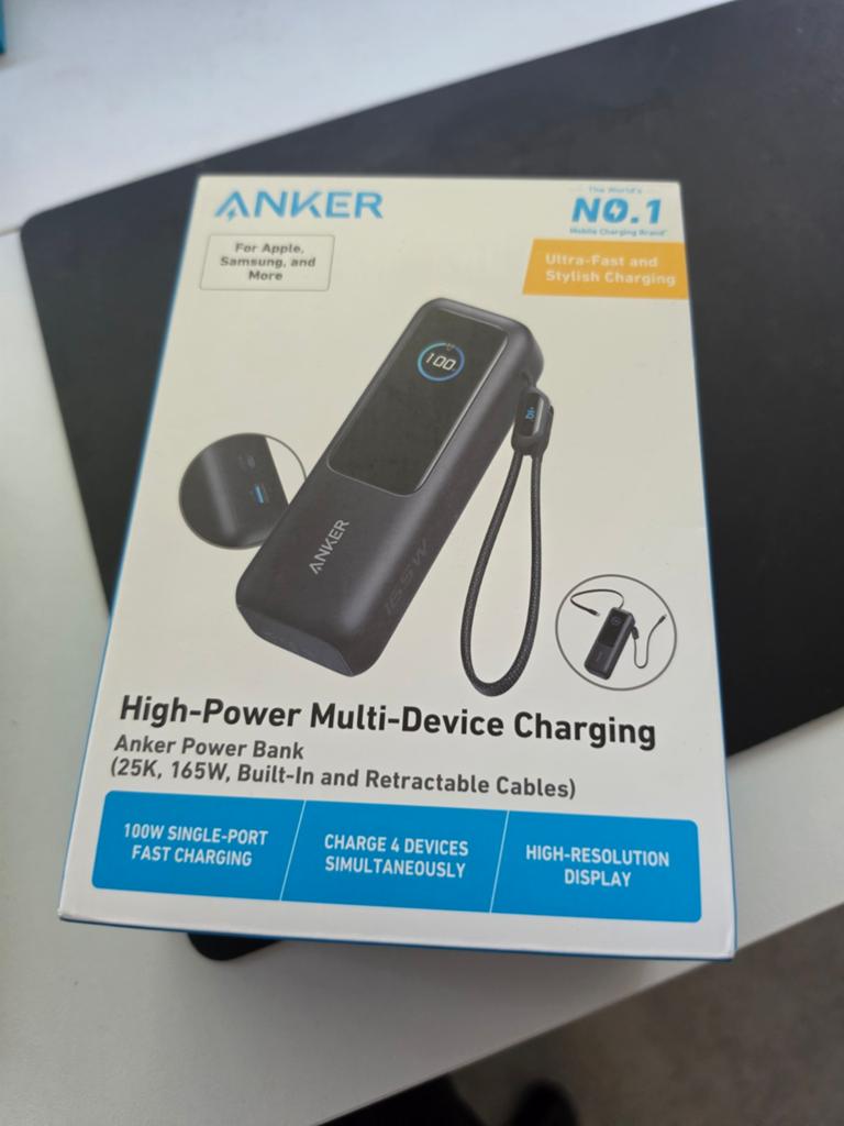 Anker Powerbank A1695 25000mAh 165W - Nieuw in doos, Ophalen of Verzenden, Nieuw, Anker