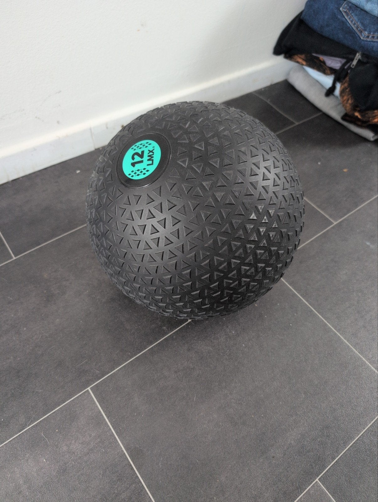LMX. 12kg Medicijnbal / Gewichtbal - Fitnessbal, Ophalen, Gebruikt, Benen, Medicijnbal