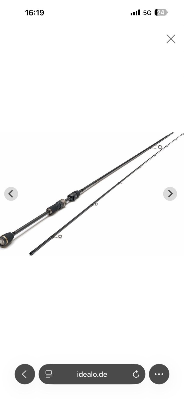 !Gezocht!Topdeel westin W3 STREETSTICK 2e gen 5-15 g, Ophalen, Zo goed als nieuw, Werphengel