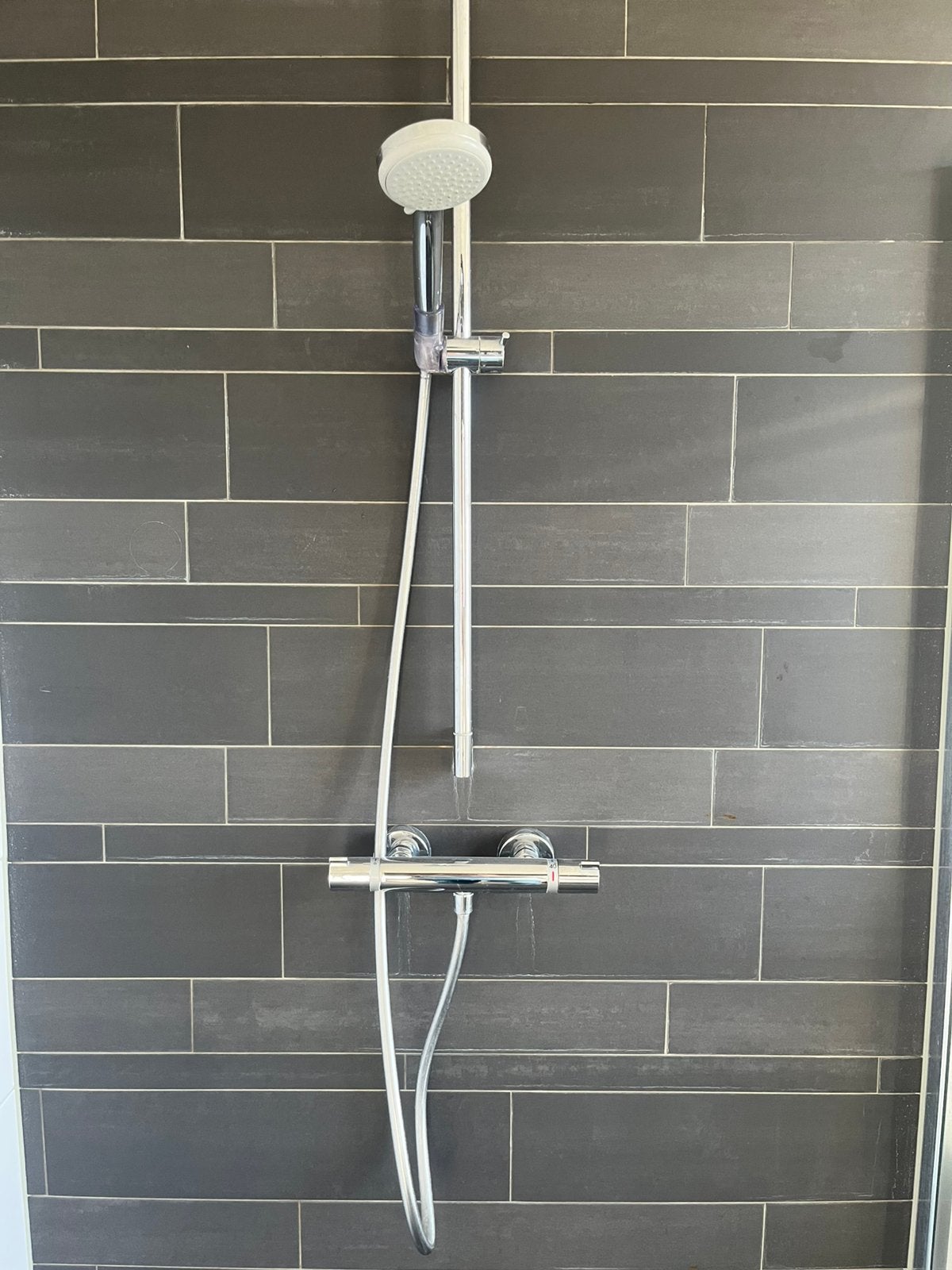 Thermostaatkraan met douchestang compleet, Huis en Inrichting, Ophalen of Verzenden, Gebruikt, Met douche