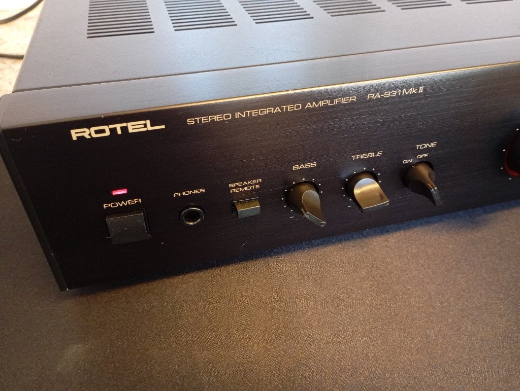 Rotel RA-931 MKII Integrated amplifier, Overige merken, Gebruikt, Ophalen of Verzenden, 60 tot 120 watt