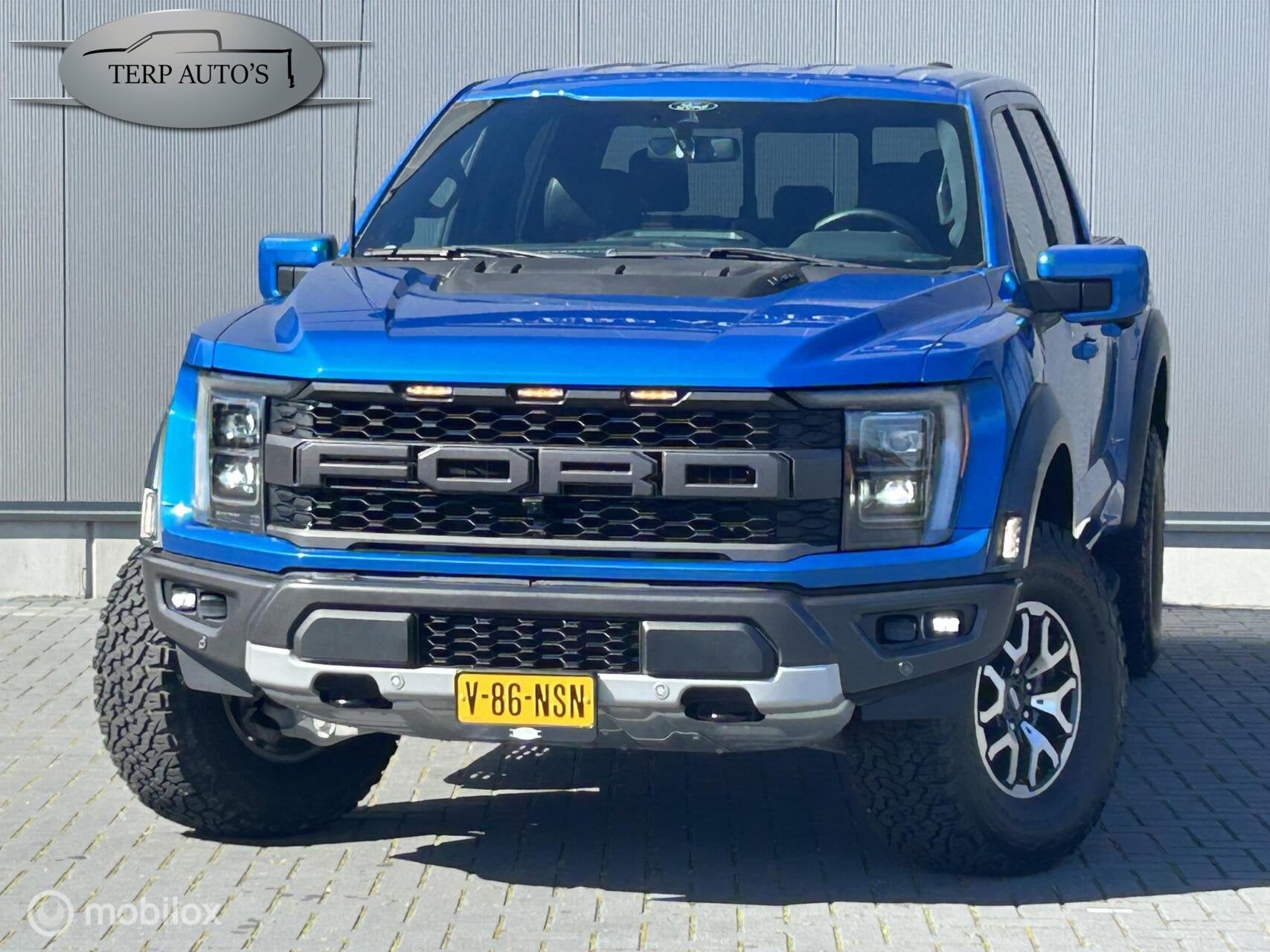 Ford F-150 Raptor (2022) | 3.5L V6 EcoBoost | 450 PK | Fox R, Auto's, Automaat, Gebruikt, Blauw, F-150