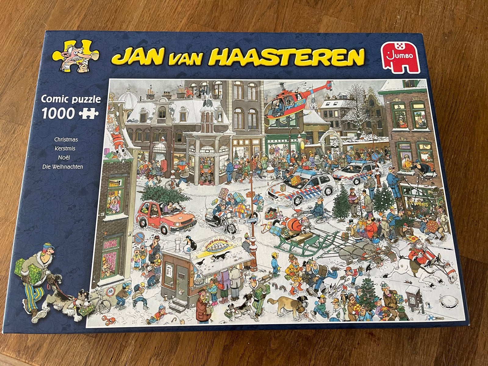 Jan van Haasteren Kerstpuzzel 1000 stukjes, Ophalen of Verzenden, 500 t/m 1500 stukjes, Gebruikt, Legpuzzel
