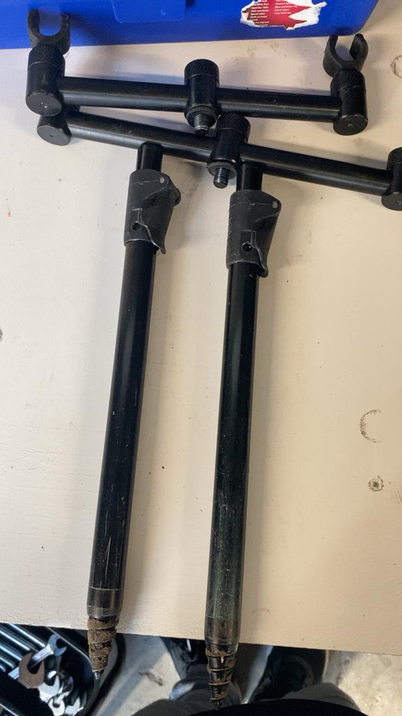 Fox Mini Micron X beetmelders set met steunen en koffer, Watersport en Boten, Ophalen of Verzenden, Gebruikt, Overige typen
