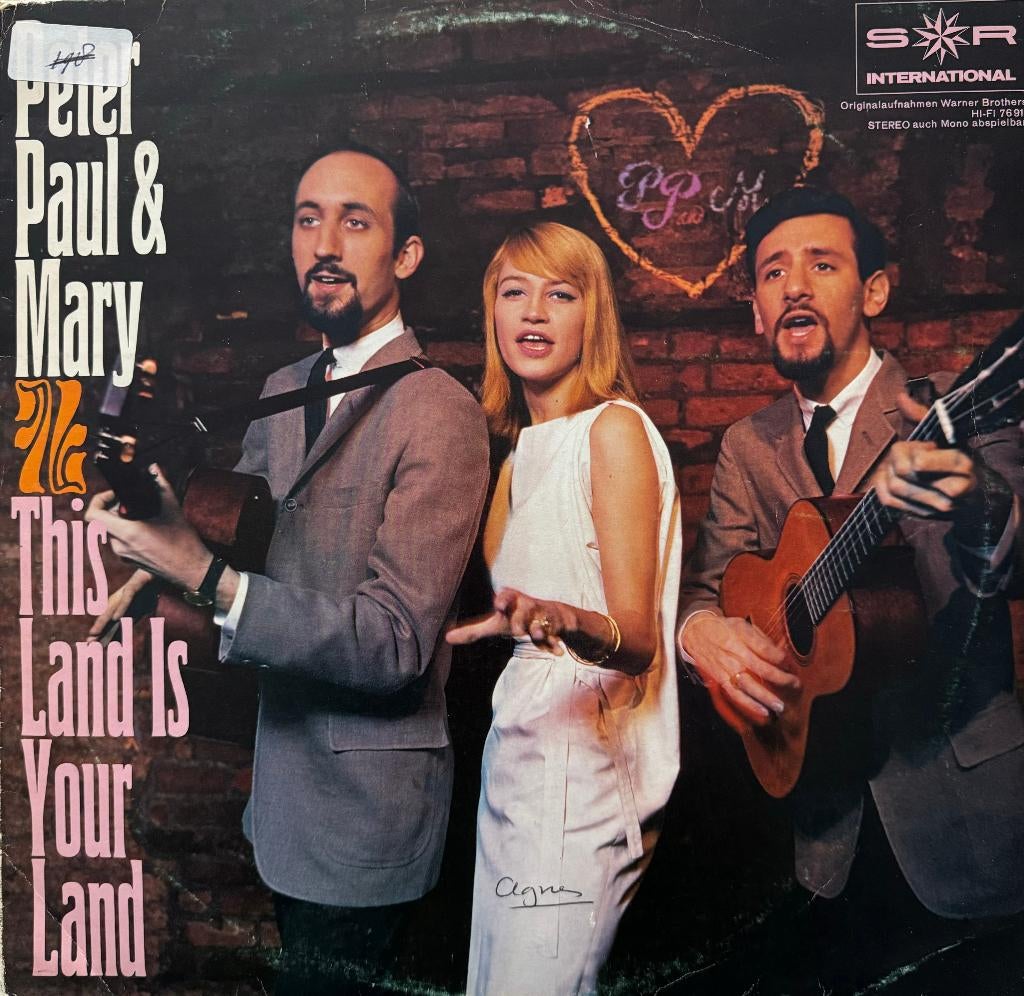 Peter, Paul & Mary ‎– This Land Is Your Land, Ophalen of Verzenden, Gebruikt