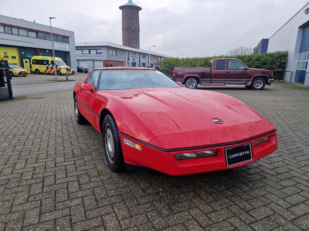 1984 Corvette C4 handgeschakeld, INCL BTW, Auto's, Automaat, Achterwielaandrijving, Chevrolet, Bedrijf