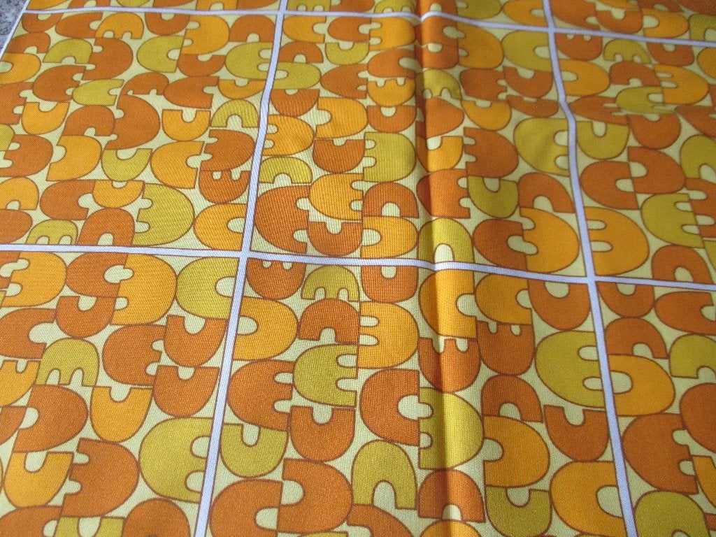 Vintage stof, Hobby en Vrije tijd, Stoffen en Lappen, Bruin, Verzenden, 120 cm of meer, Nieuw