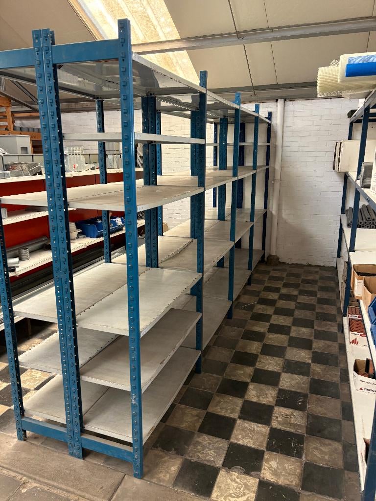 Stellingkast Aluminium, Ophalen, Gebruikt