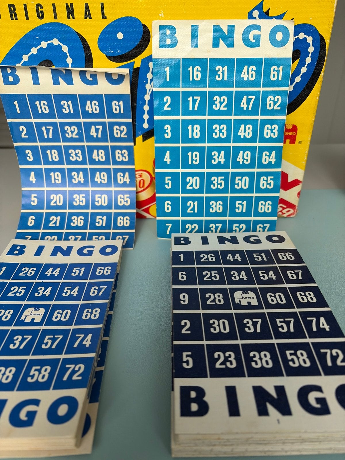 Vintage Jumbo Bingo Spel - Compleet uit 1977, Vijf spelers of meer, Ophalen of Verzenden, Gebruikt