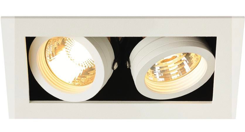 Inbouw spits SLV WIT 2 stuks, Ophalen of Verzenden, Zo goed als nieuw, Wit, Overige materialen