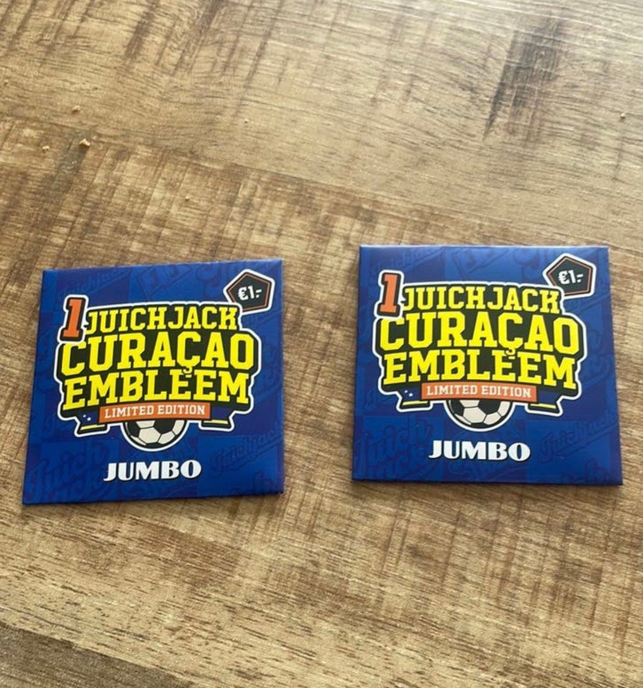 Jumbo embleem Curacao, Jumbo, Ophalen