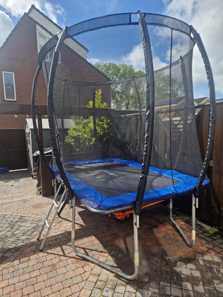 Viking Sport Trampoline 180x270 met Veiligheidsnet, Ophalen