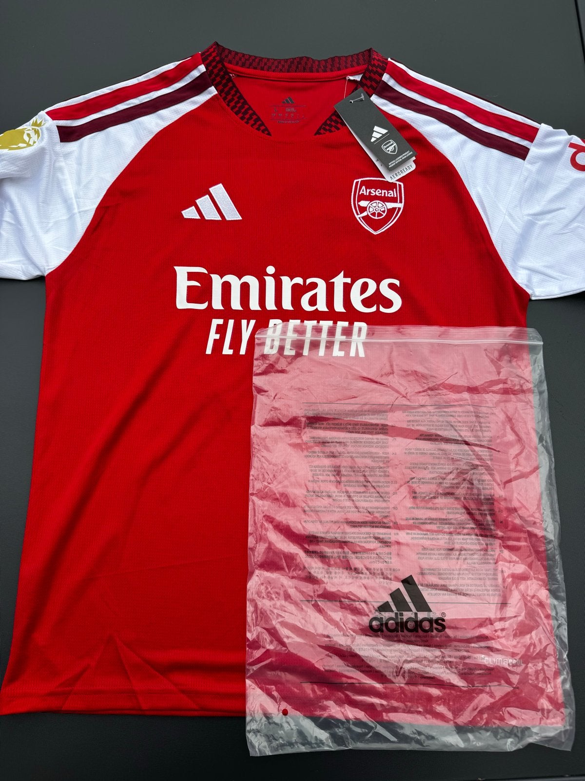 Arsenal Thuisshirt 2026/2027 - Rice #41 - Maat L, Kleding | Heren, Verzenden, Nieuw, Rood