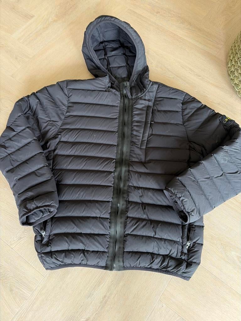 Stone Island Jas Zwart Maat XXL - Prima Staat, Kleding | Heren, Jassen | Winter, Ophalen of Verzenden, Zo goed als nieuw, Overige maten