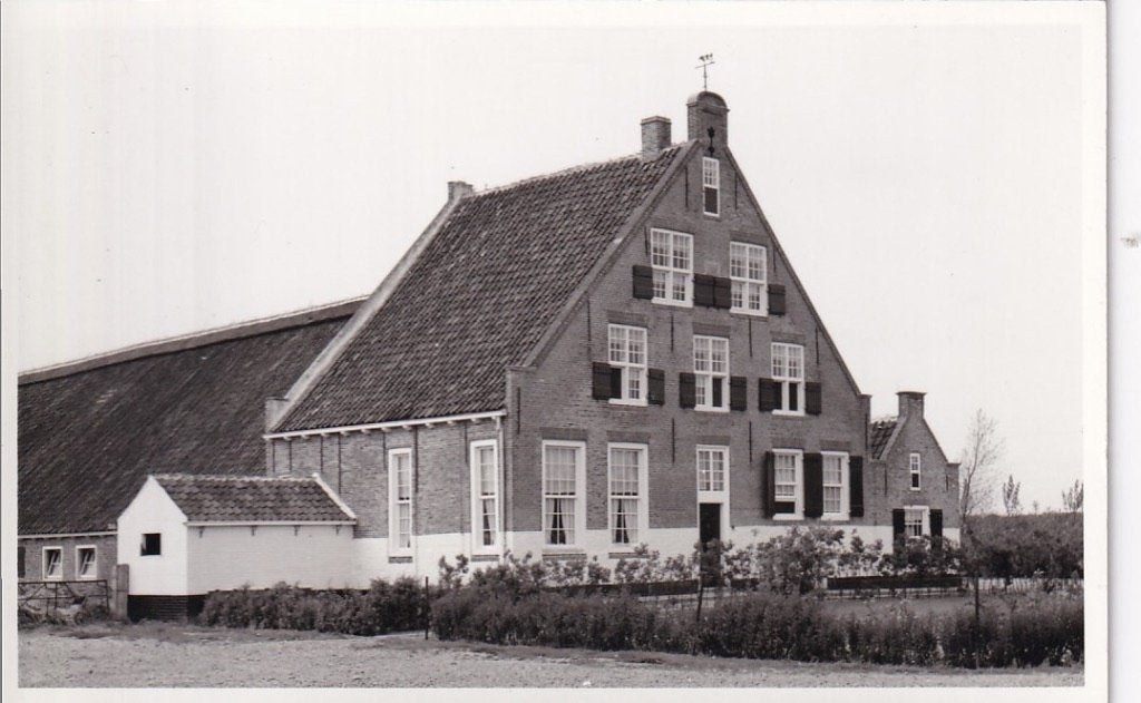 730P fotokaart Oude Tonge, Oudelandsedijk 11, Verzamelen, Ophalen of Verzenden, 1920 tot 1940, Ongelopen, Zuid-Holland