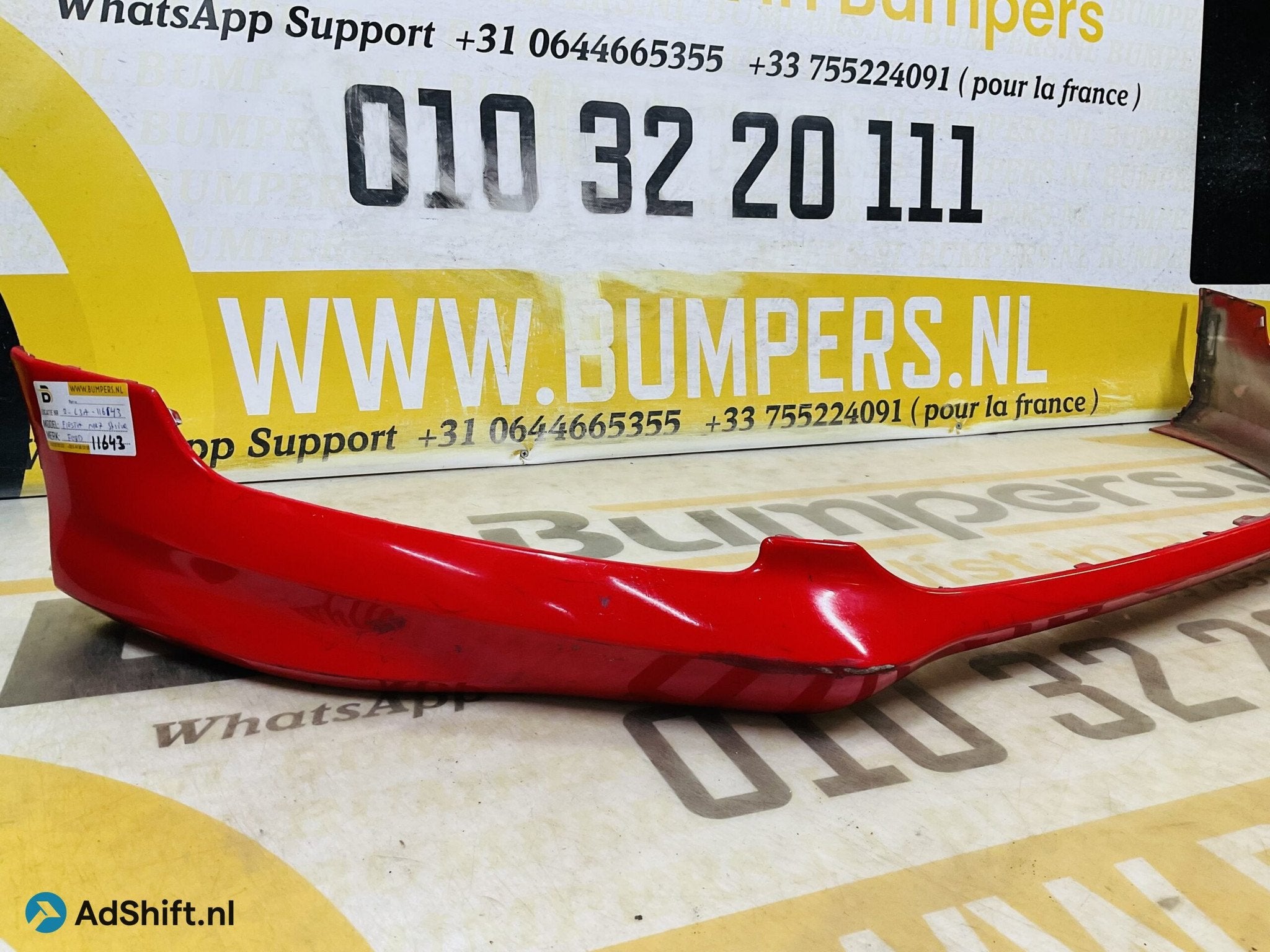 Spoiler Ford Fiesta Mk7 Stline ST-Line 1340204 Bumperlip 2-L