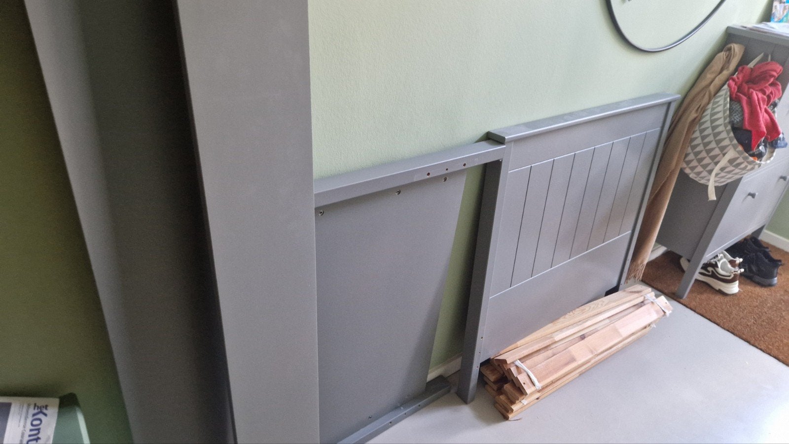 Tienerbed 90x200, Prima staat, Gratis ophalen, Huis en Inrichting, Ophalen, Gebruikt, 90 cm, Eenpersoons