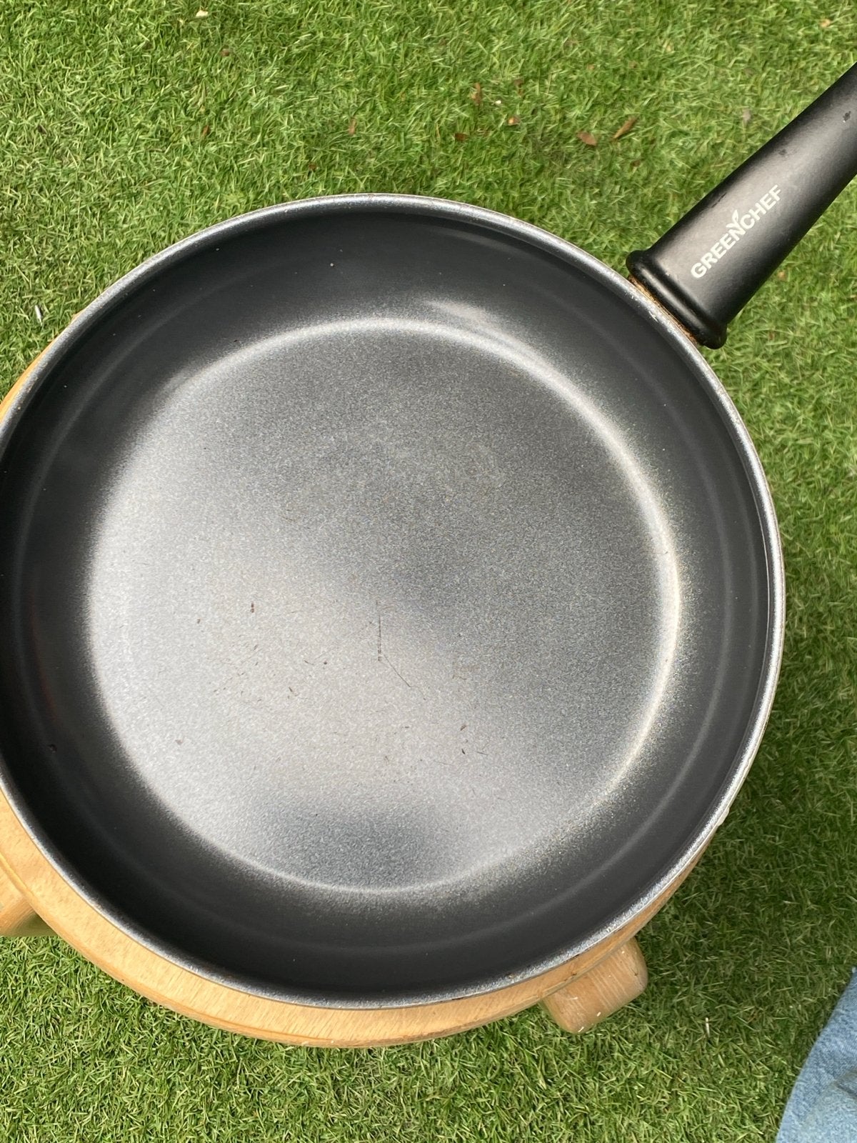 GreenChef koekenpan keramiek, Gebruikt, Antiaanbaklaag, Ophalen of Verzenden, GreenPan