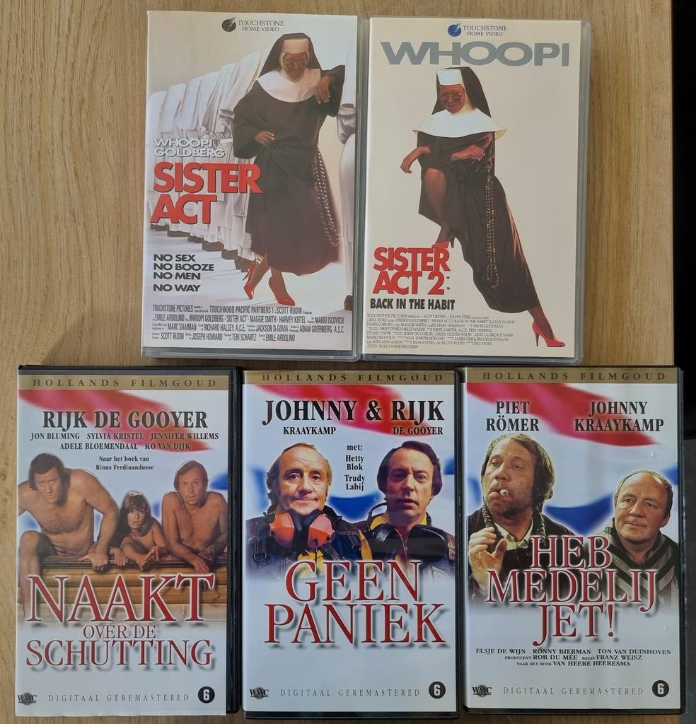 Sister Act (2 st) en Hollands Filmgoud (3 st), Alle leeftijden, Ophalen of Verzenden, Zo goed als nieuw