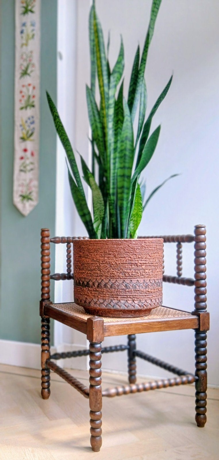 Vintage houten hoekstoel, Ophalen