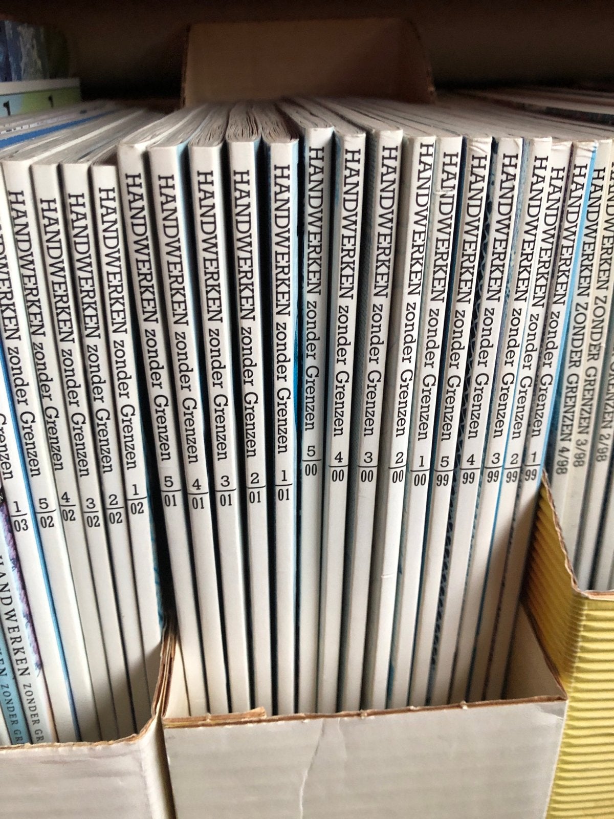 Handwerken Zonder Grenzen verschillende jaargangen, Verzenden, Gelezen, Overige typen