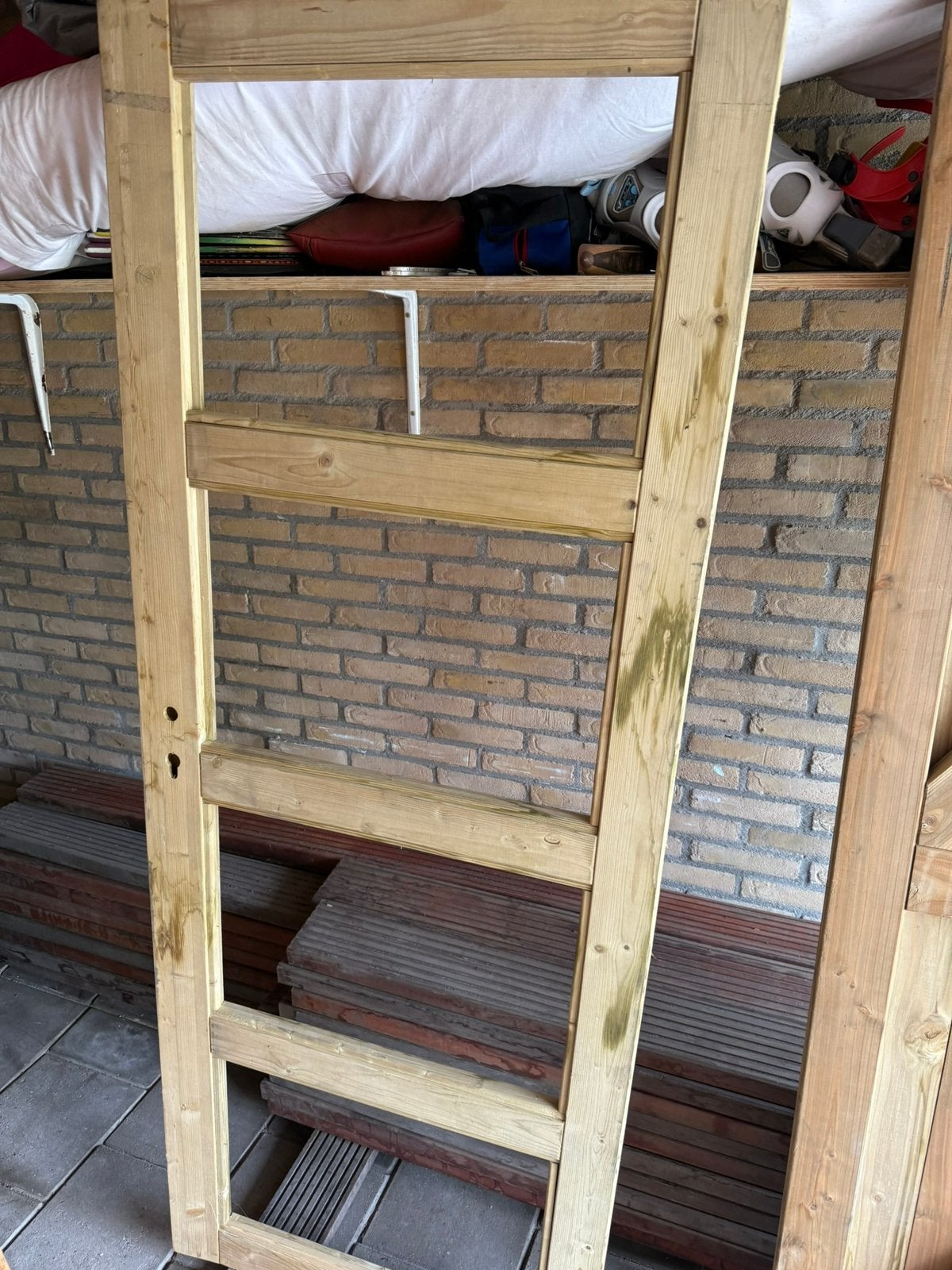 Schuttingdeur met ramen, Ophalen of Verzenden, Zo goed als nieuw, Hout, Minder dan 3 meter