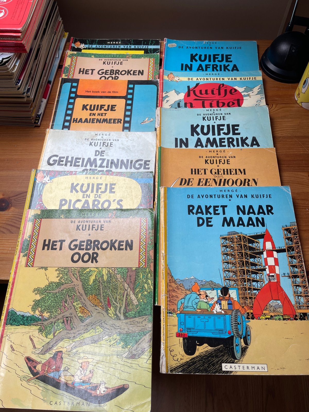 Diverse Kuifje stripboeken - De Avonturen van Kuifje, Boeken, Meerdere stripboeken, Ophalen of Verzenden, Gelezen