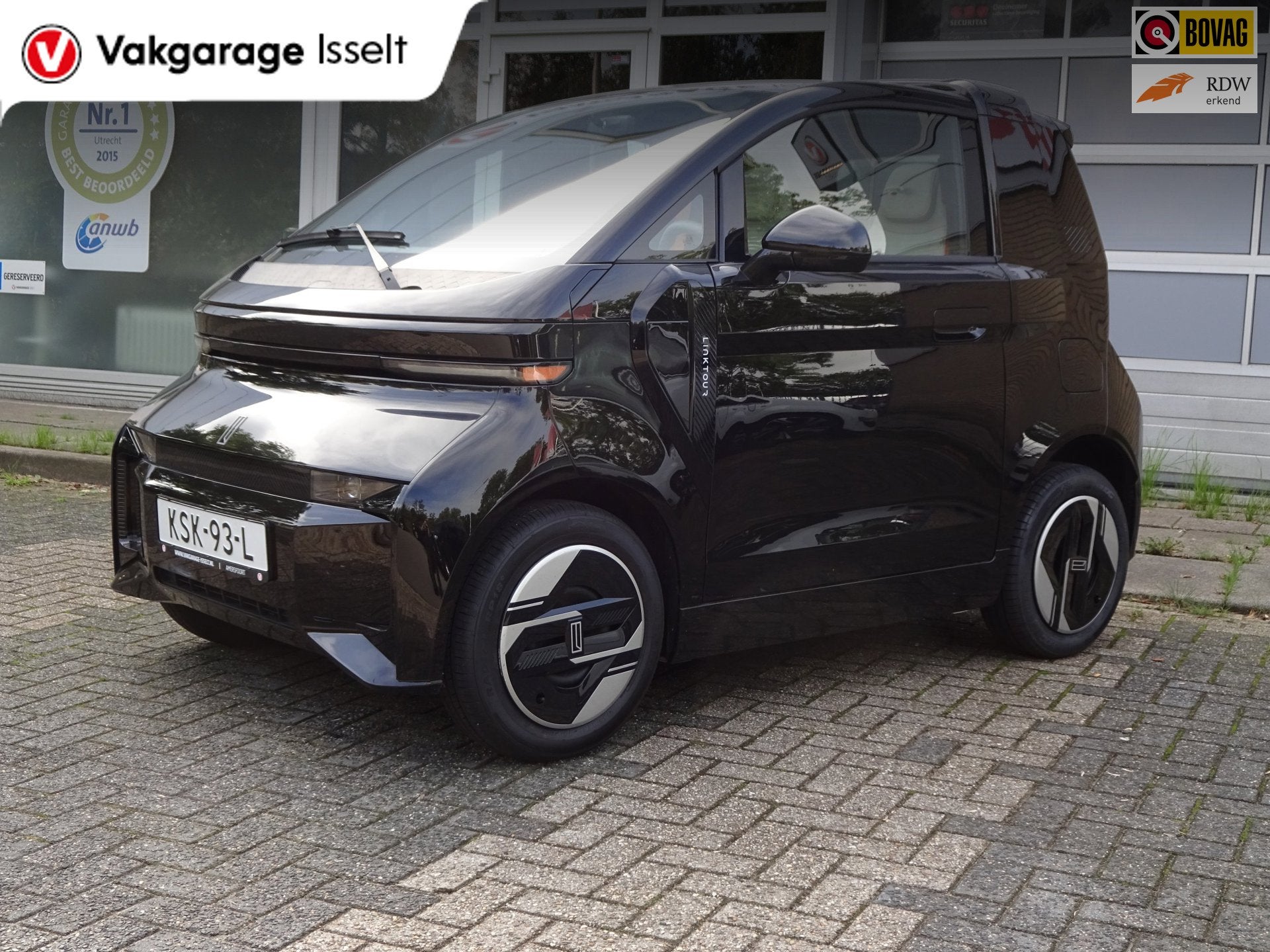 Linktour ALUMI ELITE 90KM/UUR, Auto's, Automaat, Achterwielaandrijving, Overige carrosserieën, Zwart