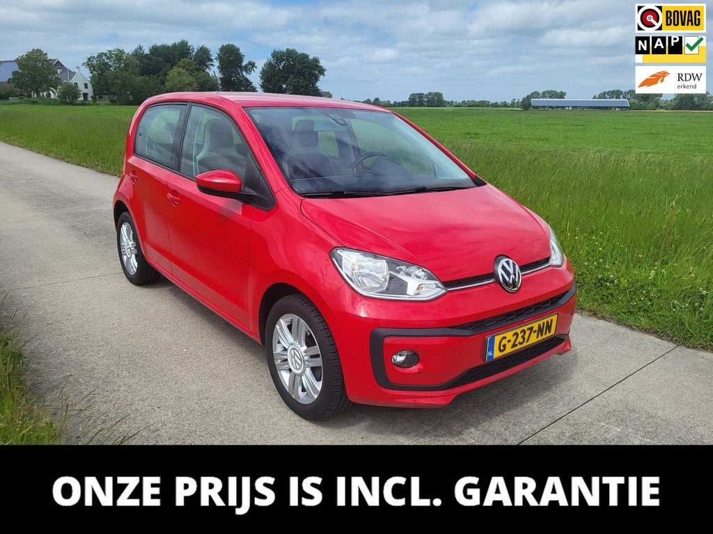 Volkswagen Up! 1.0 BMT high up! 15"lichtmvelgen cruise contr, Auto's, Voorwielaandrijving, Stof, Gebruikt, 23 km/l