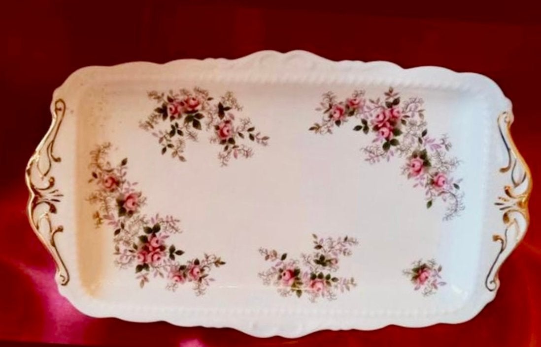 Royal Albert Lavender Rose 196, Cake/ Taart schaal, Ophalen
