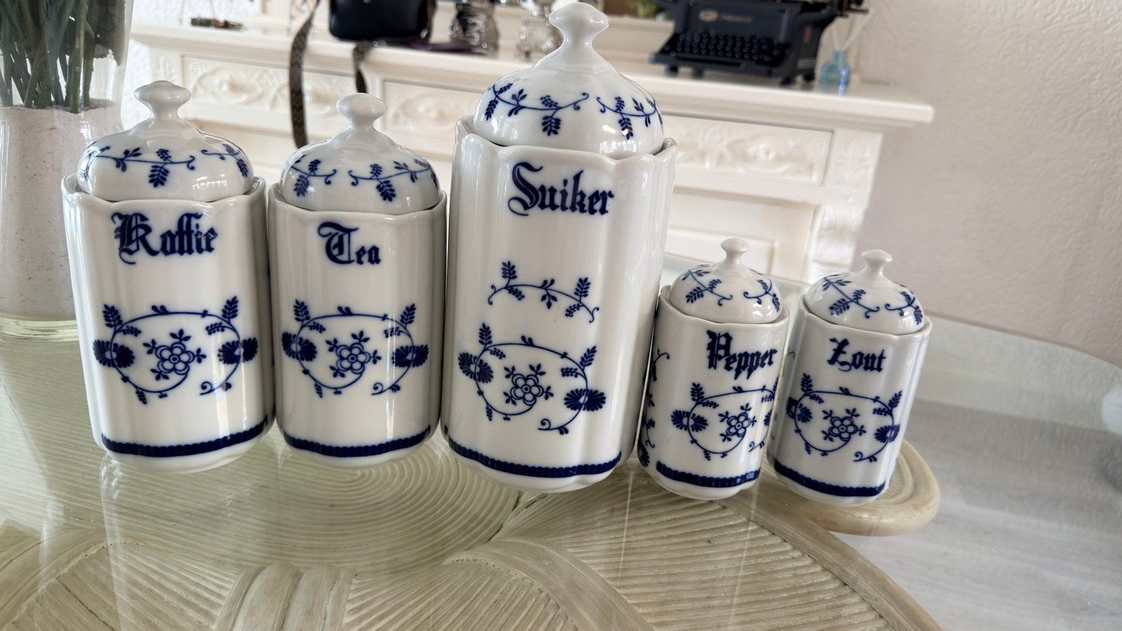Vintage voorraadpotten set - Porcelanul Alba Iulia, Ophalen