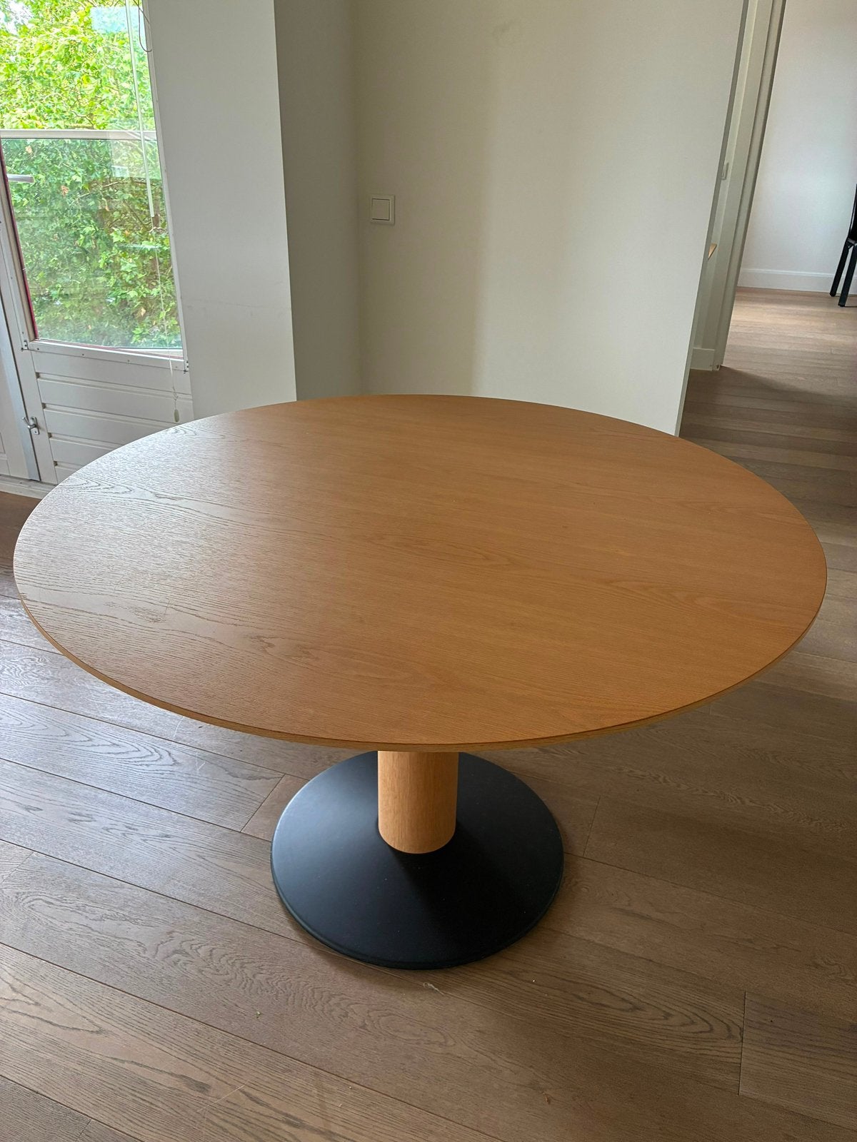 Arco design tafel 120cm, 100 tot 150 cm, Rond, Ophalen of Verzenden, Zo goed als nieuw