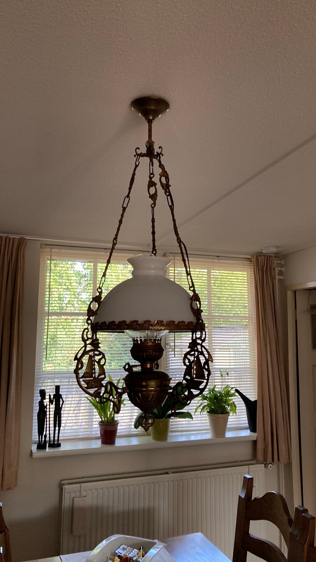 Hanglamp schippertje, heb het zelf 60jr, Ophalen, Zo goed als nieuw