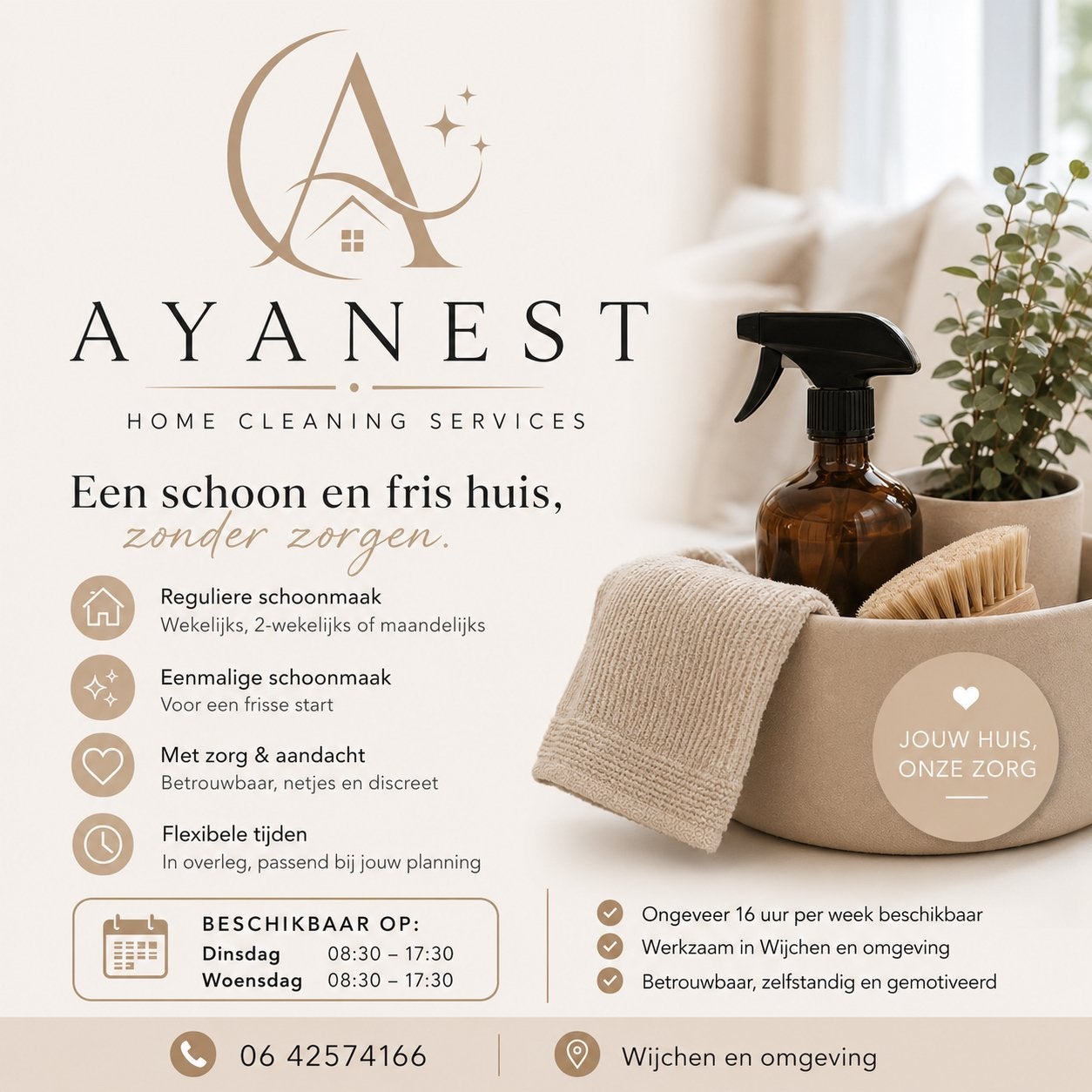 Schoonmaak hulp aangeboden, Wassen