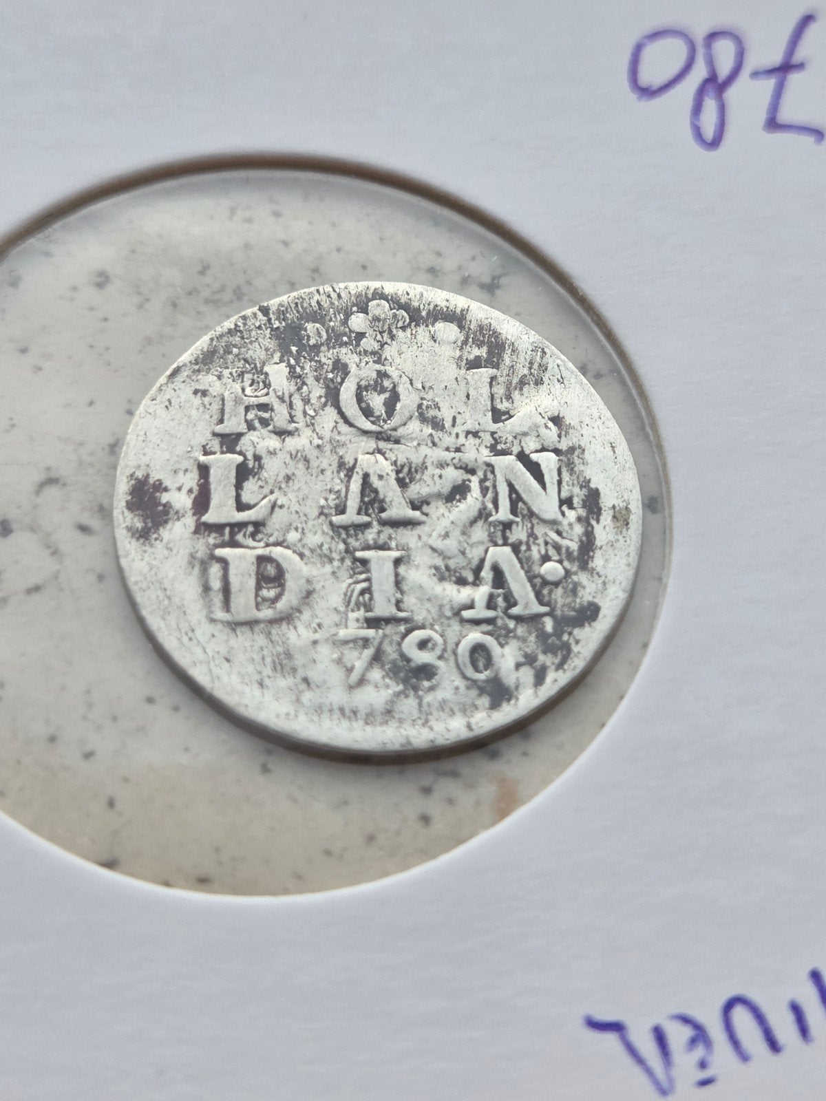 dubbele wapenstuiver 1780 zilver (2), Ophalen of Verzenden, Duitsland, Overige waardes, Zilver