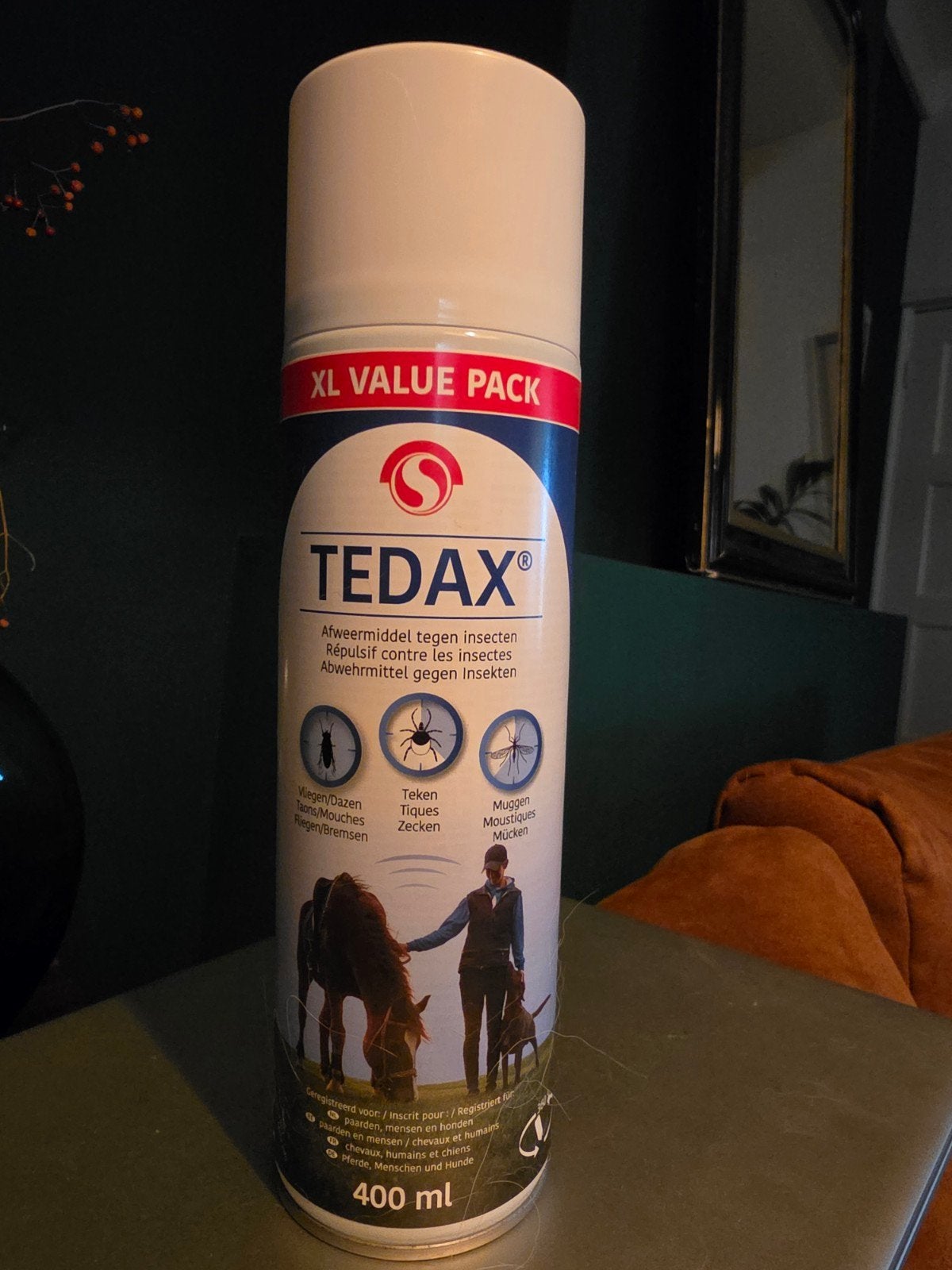 Tedax spray tegen steekvliegen/teken/vlooien paard/hond/mens, Ophalen of Verzenden, Zo goed als nieuw